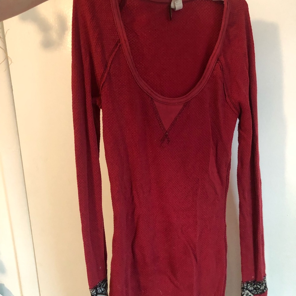 Free people thermal lightly worn